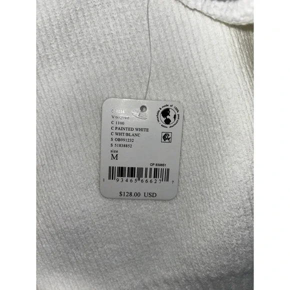 Free People Womens Sweater Size Medium White - Picture 4 of 4